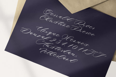 Romantic soneta Font Four Lines Std. 