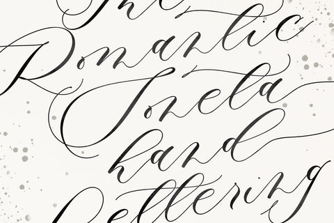 Romantic soneta Font Four Lines Std. 