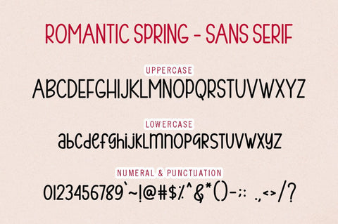 Romantic Spring Font Suza Studio 