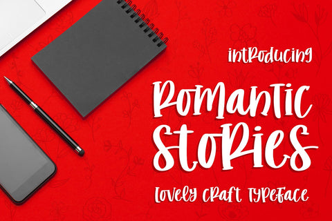 Romantic Stories Font Abo Daniel Studio 