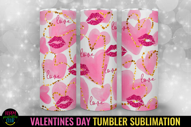 Romantic Tumbler PNG I Valentines Day Sublimation 20 Oz Tumbler Sublimation Happy Printables Club 