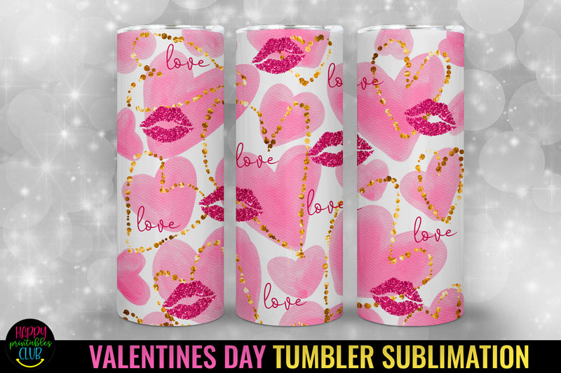 Romantic Tumbler PNG I Valentines Day Sublimation 20 Oz Tumbler Sublimation Happy Printables Club 