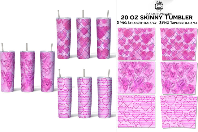 Romantic Tumbler, Valentine Tumbler Sublimation Sublimation Natasha Prando 