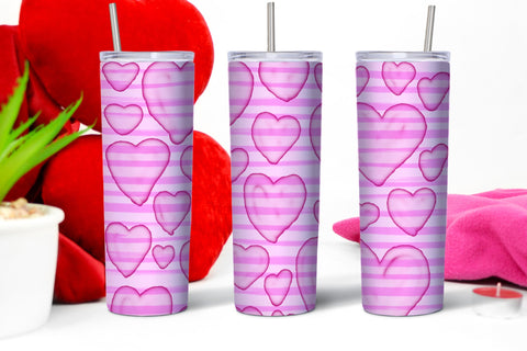 Romantic Tumbler, Valentine Tumbler Sublimation Sublimation Natasha Prando 