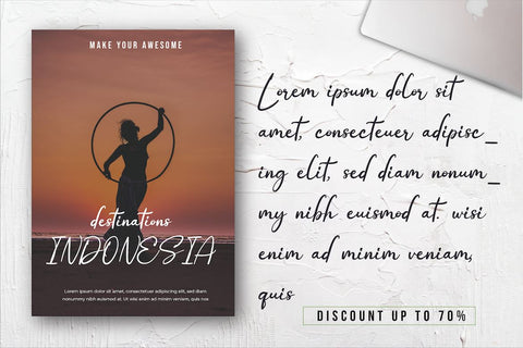 Romatty Font twinletter 