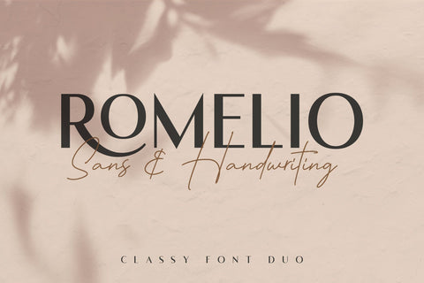 Romelio - Font Duo Font Arterfak Project 