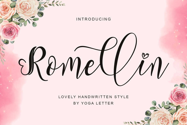 Romellin Font Prasetya Letter 
