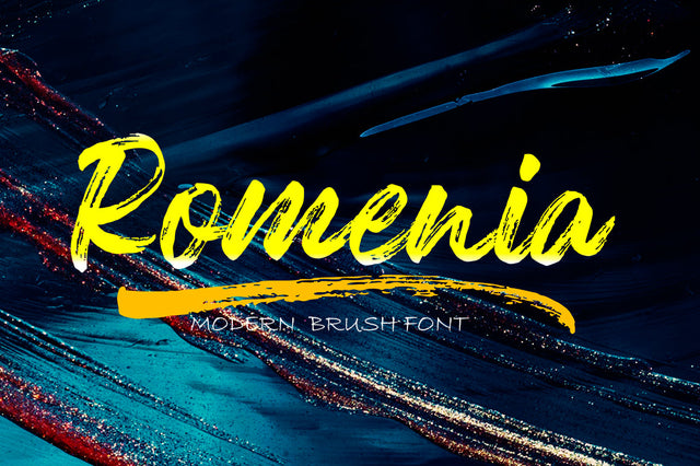 Romenia Font gatype 