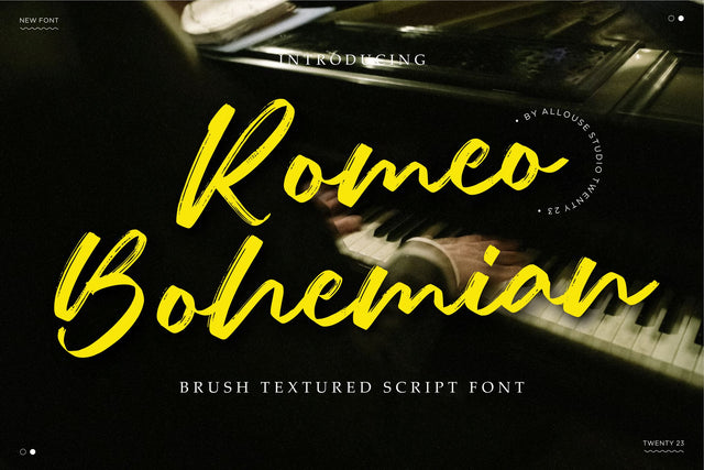 Romeo Bohemian Font Allouse.Studio 