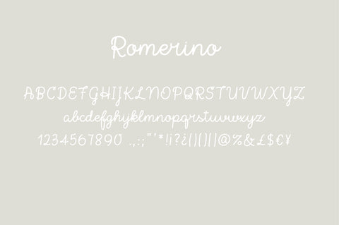 Romerino Font Sunday Nomad 
