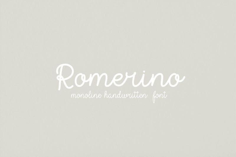 Romerino Font Sunday Nomad 