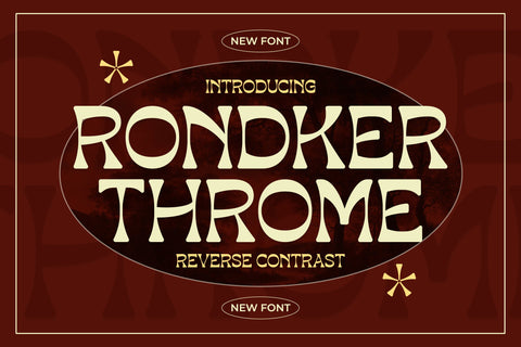 RONDKER THROME Typeface Font Storytype Studio 