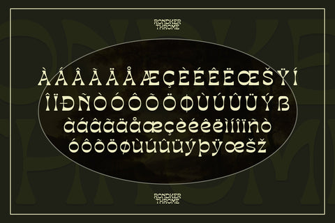 RONDKER THROME Typeface Font Storytype Studio 