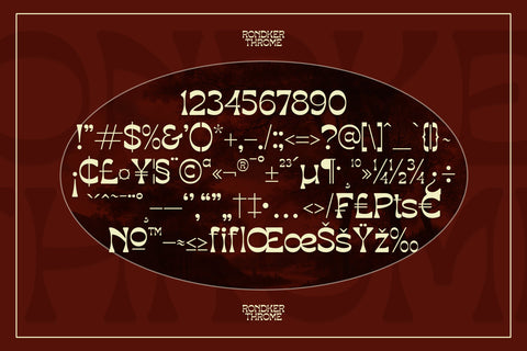 RONDKER THROME Typeface Font Storytype Studio 
