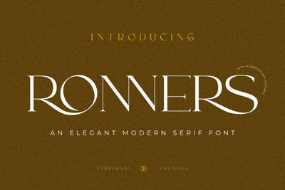 Ronners Font Madatype Studio 