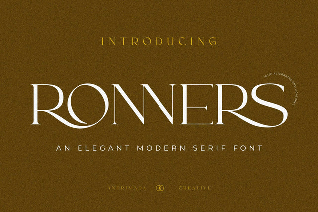 Ronners Font Madatype Studio 