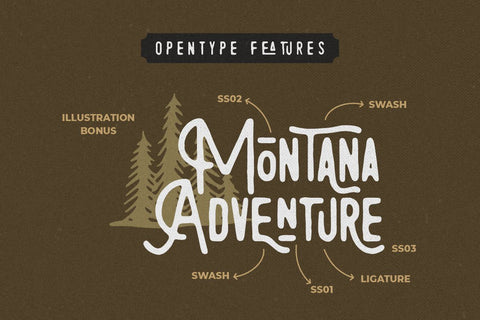 Rontrelan Monoline Vintage Font Creatype Studio 