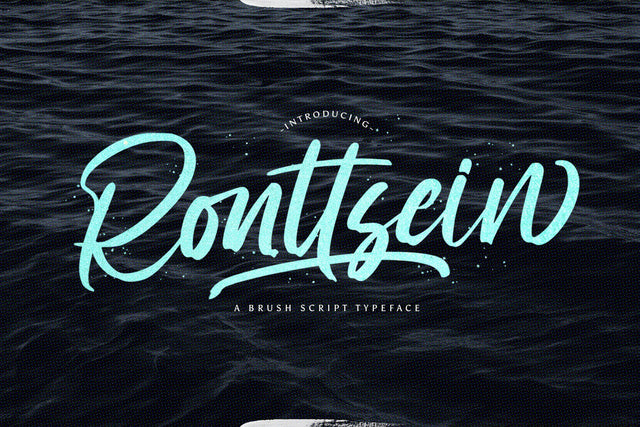 Ronttsein - Brush Script Font Font StringLabs 
