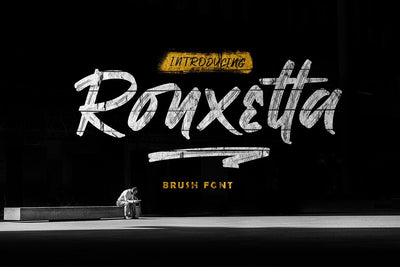 Ronxetta | BRUSH FONT Font studioalmeera 