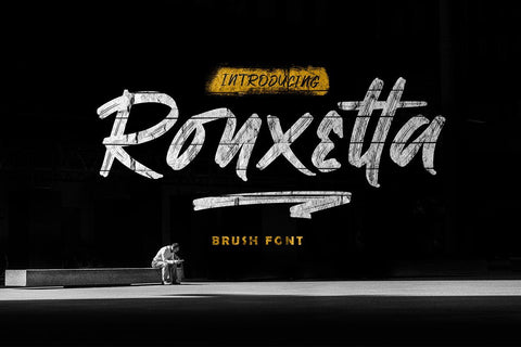 Ronxetta | BRUSH FONT Font studioalmeera 