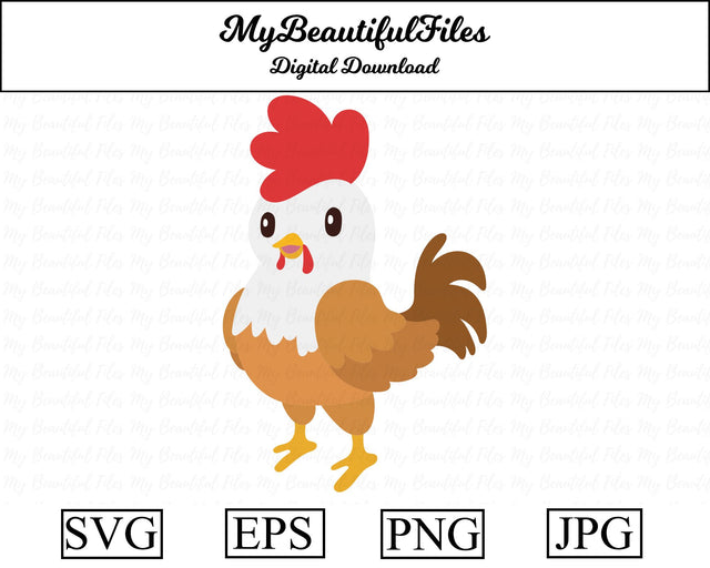 Rooster - Animal SVG MyBeautifulFiles 