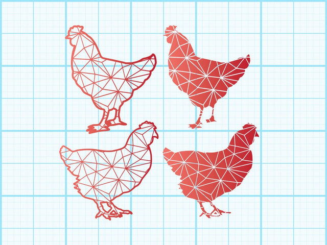 Rooster geomatical Sublimation Sublimation Johan Ru designs 