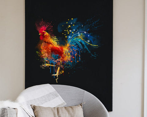 Rooster Watercolor Sublimation Clipart PNG JPG Sublimation nikola 