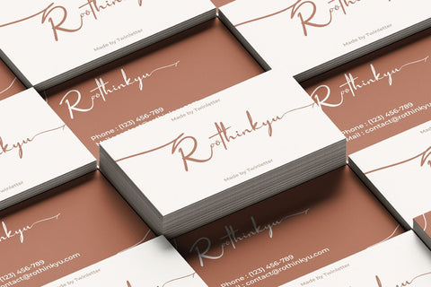 Roothinkyu Font twinletter 