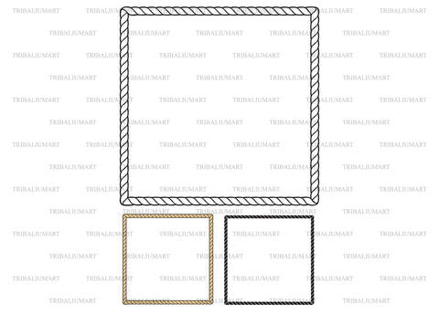 Rope frame SVG TribaliumArtSF 