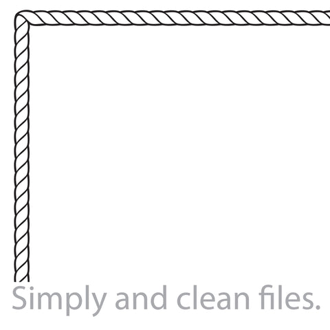 Rope frame SVG TribaliumArtSF 