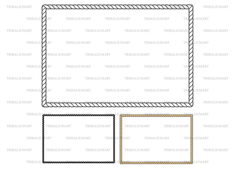 Rope frame SVG TribaliumArtSF 