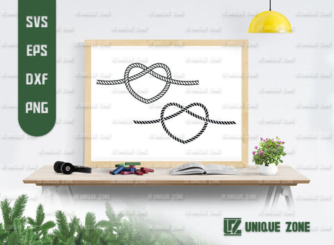 Rope Knot Silhouette Bundle, Nautical Knot SVG, Boat Knots Svg, Anchor Rope Svg SVG Unique Zone 