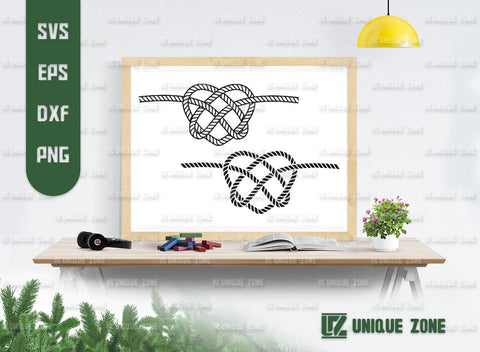 Rope Knot Silhouette Bundle, Nautical Knot SVG, Boat Knots Svg, Anchor Rope Svg SVG Unique Zone 