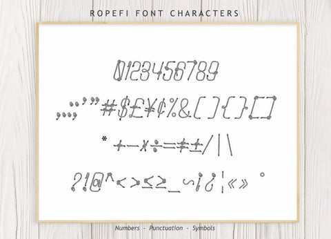 Ropefi Font Font Leamsign Studio 