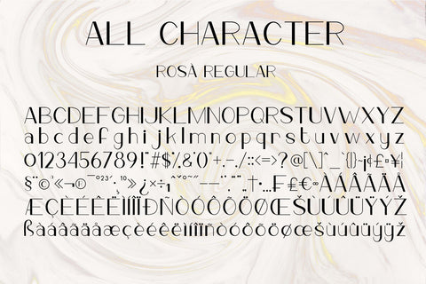 ROSÀ - Classy Sans Serif Font Dm Letter Studio 