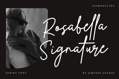Rosabella Signature Font Font Jimtype Studio 