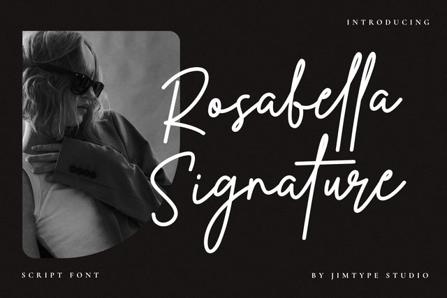 Rosabella Signature Font Font Jimtype Studio 