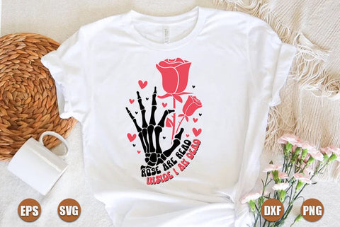 Rose are read inside i am dead svg SVG FiveStarCrafting 