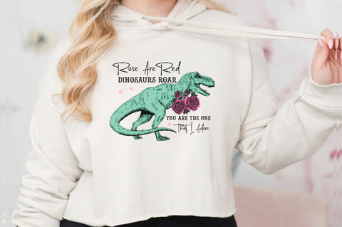 Rose Are Red Dinosaus Roar Valentine PNG Sublimation Jagonath Roy 