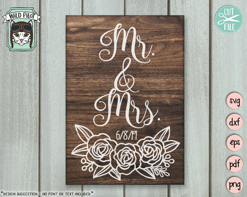 Rose Flower Borders SVG Cut File SVG Wild Pilot 