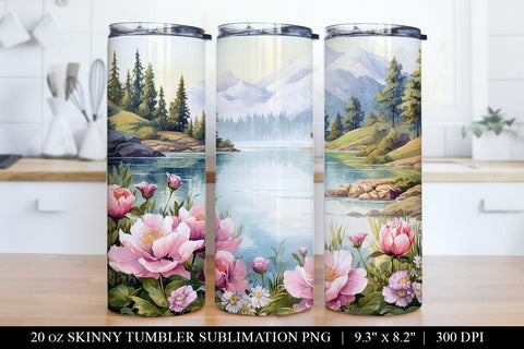 Rose Garden Tumbler Sublimation Bundle - 6 Designs Sublimation BijouBay 