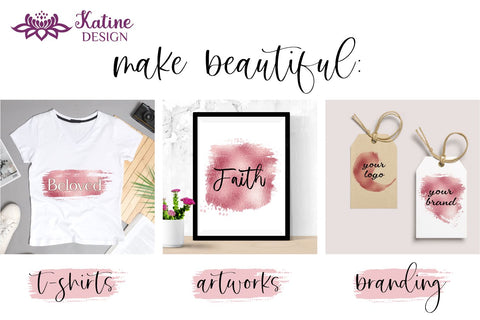 Rose Gold Foil Sublimation Background Bundle Paint Splatter, brush stroke background, brush strokes sublimation, sublimation background bundle, gold brush stroke png, paint brush stroke png, Paint Splatter Background, rose gold background Sublimation KatineDesign 