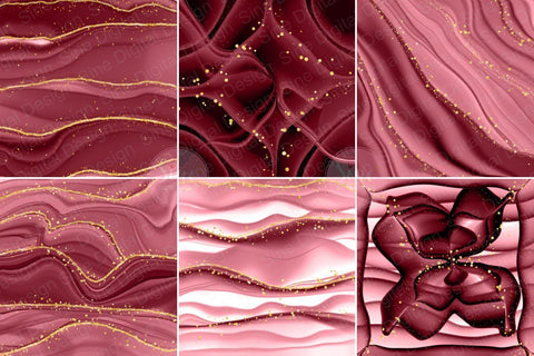 Rose Gold Ink Digital Papers Texture Backgrounds Digital Pattern SineDigitalDesign 