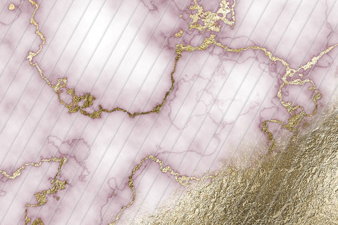 Rose Gold Marble 20oz Skinny Tumbler Sublimation / Gold Foil Sublimation Marlene Campos 