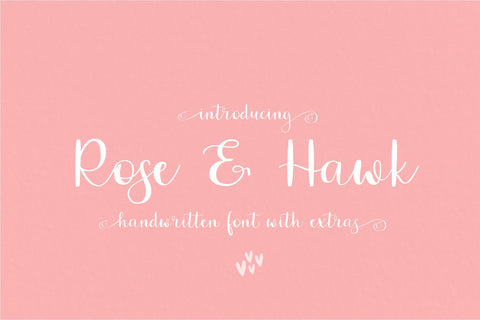 Rose & Hawk Font Sunday Nomad 