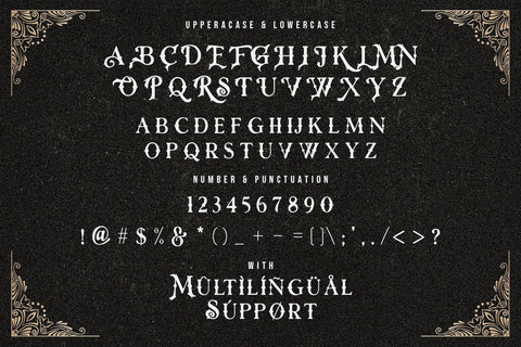 Rose Knight - Victorian Decorative Font Font StringLabs 