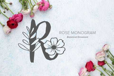 Rose Monogram Font yumnatype 