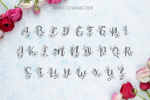 Rose Monogram Font yumnatype 