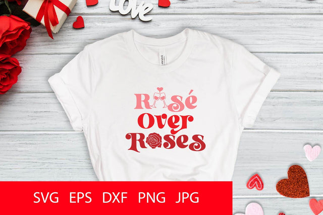 Rosé Over Roses SVG Free For Commercial Use SVG Sintegra 