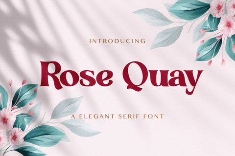 Rose Quay - Elegant Serif Font Font StringLabs 
